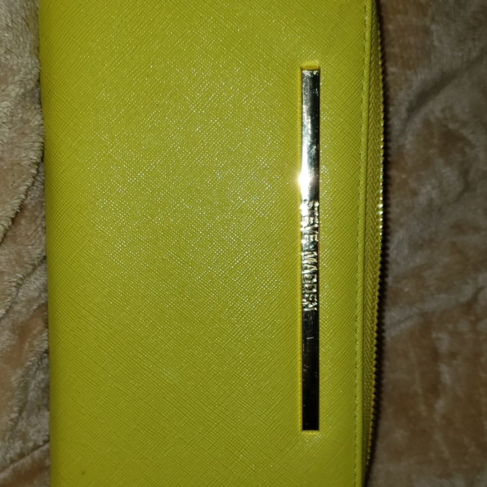Lime Steve Madden Wallet/Wristlet